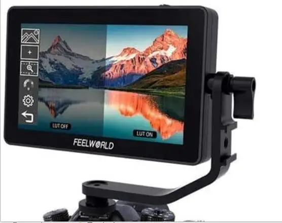 FEELWORLD F6 плюс 4K монитор 5,5 дюймов на видеосъемки и гидростабилизатор камеры Serene DSLR 3D LUT сенсорный экран IPS FHD 1920x1080 Видео 4K-HDMI полевой монитор dslr