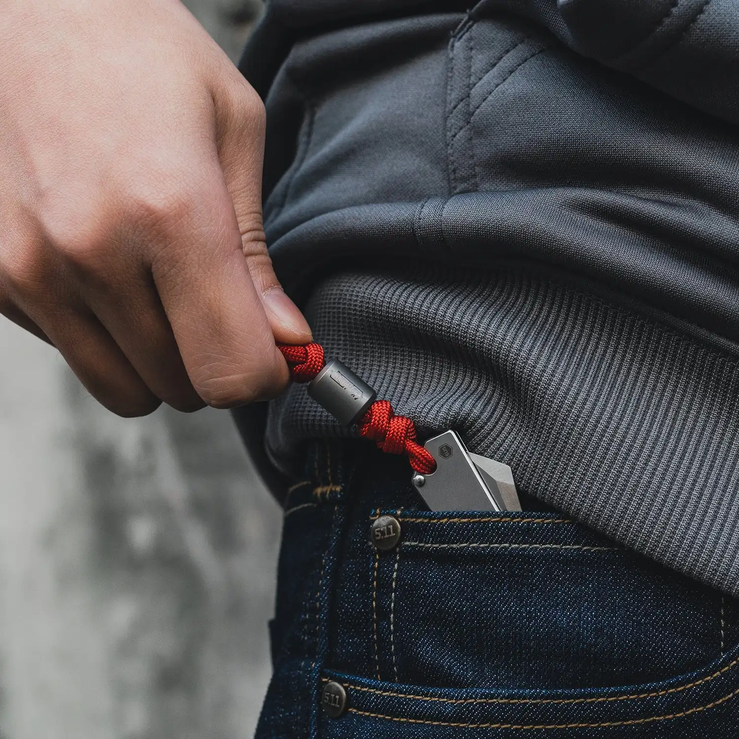 Outdoor Breaker Rope Cutter Camping Hunting Survival Activities Folding Pocket Knife S(4szies)