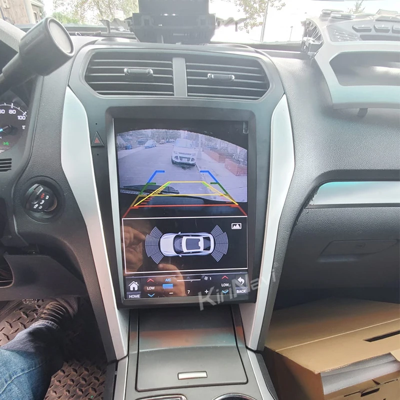 Вертикальный экран KiriNavi Тесла стиль Android 11 для Ford Explorer 2011-2019 автомобильное радио DVD мультимедийный плеер Автомобильная GPS навигация