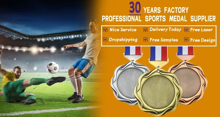 Engraving Ribbons Graduation Wooden Custom School Kids Football And Trophies Swimming Medals Sports Metal Blank Medal