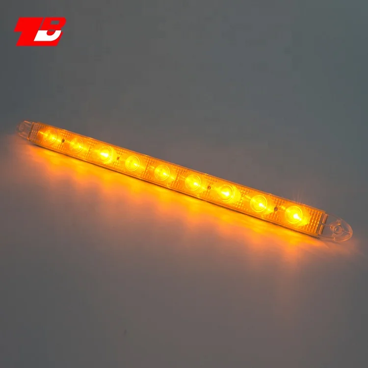 Super Bright Amber LED Light Bar Truck Trailer Decoration Light Bar