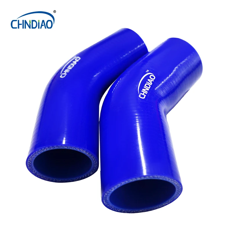 High pressure flexible auto 135 degree elbow radiator silicone rubber hose for European truck