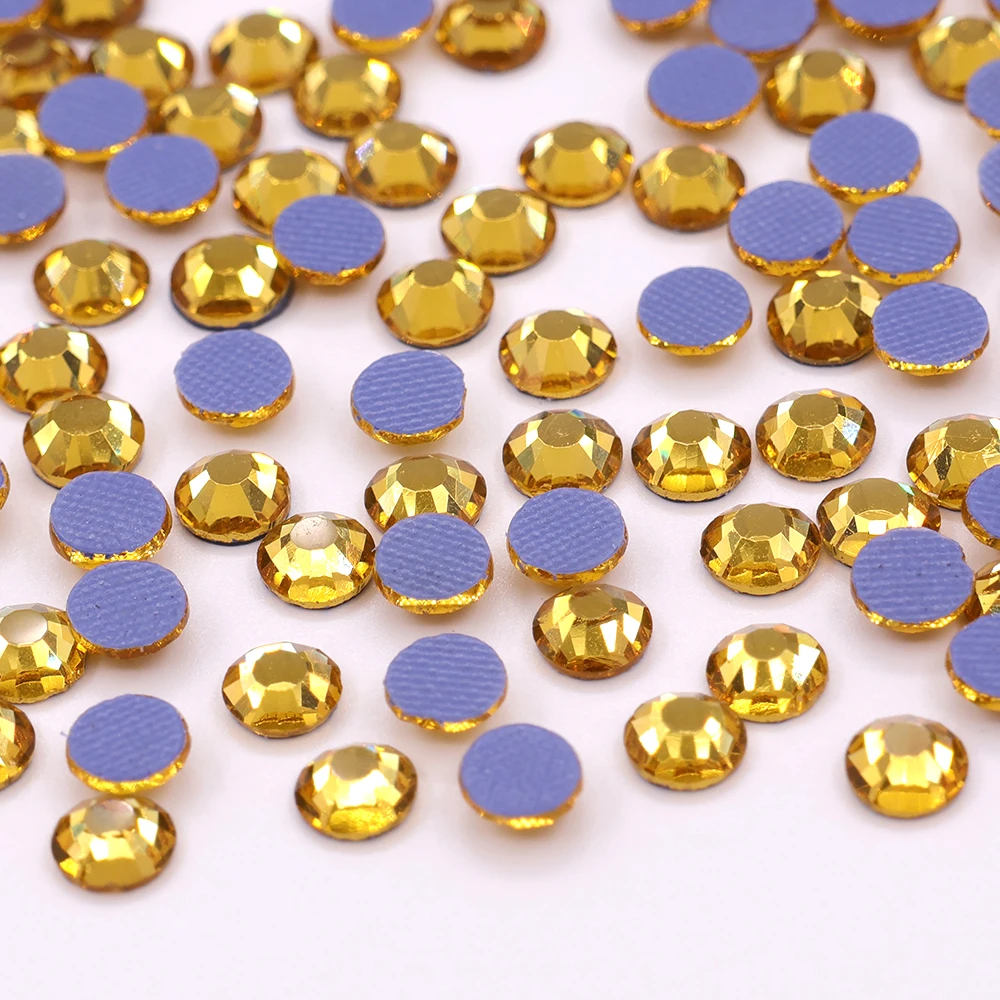 Hot Sale Crystal Hot-fix Flatback Rhinestones Bulk , SS16 1440pcs Crystal AB Loose Hotfix Rhinestones for Dress