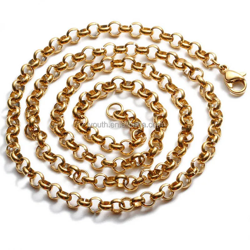 fashion cheap small 304 stainless steel necklace chain