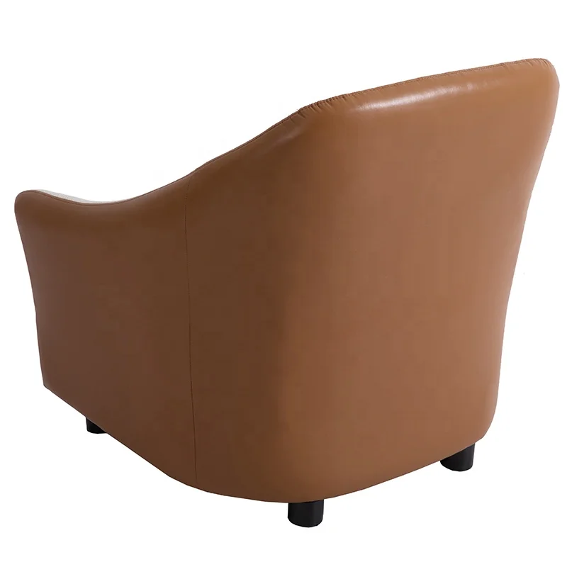 Nisco Living Room Modern Wood Design Single Sofa Chair