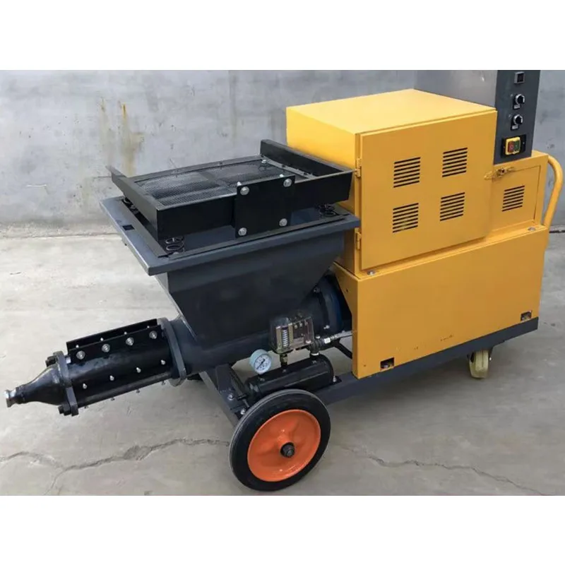 Factory sale mortar putty spraying machine wall plastering sprayer