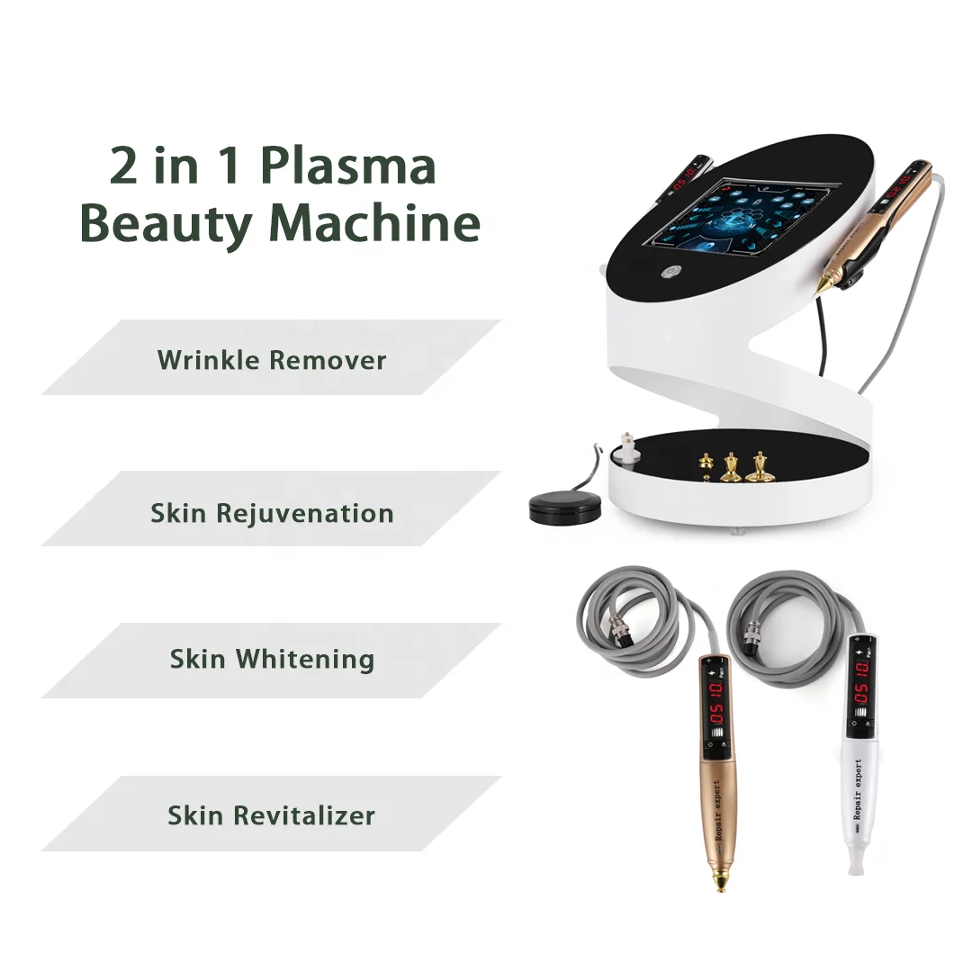 Newest Technology 2 In 1 Plasma Machine Skin Care Plasma Pen Beauty Machine Remove Acne Spot Jet Cold Plasma Pen Professional