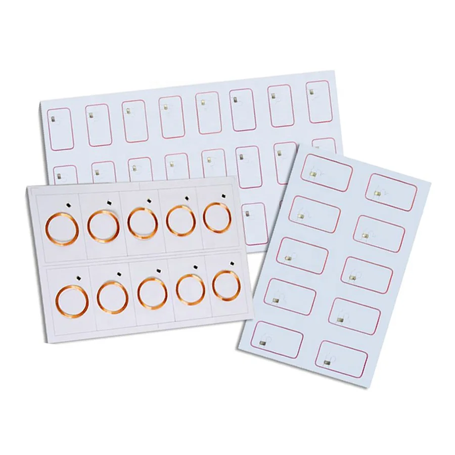 Factory Price Custom A4 PVC M1 F08 RFID Card Inlay Sheet in Shenzhen Guangzhou