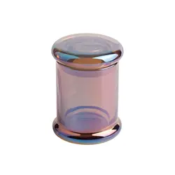New electroplating glass jar vacuum moisture-proof colorful food storage sealed jar kitchen accessories