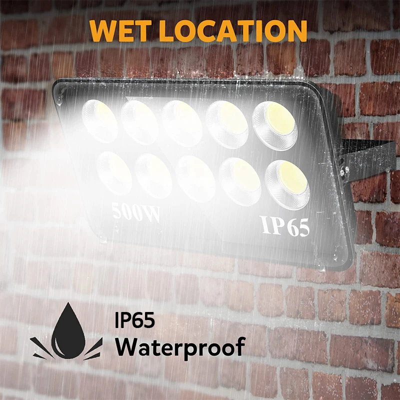 400 watt Led Flood Light Projector P66 Waterproof Super Bright Arena Lighting 100-277V 6000K Daylight White Commercial Lighting