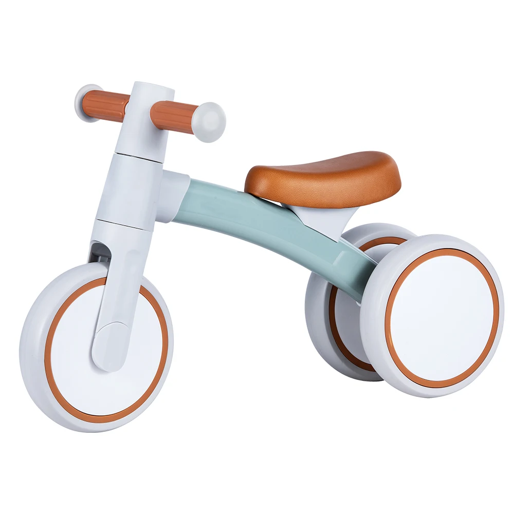 Custom Brand No Pedal Plastic Baby Push Scooter Toddler Balance Bike 3 Wheels Balance Tricycle