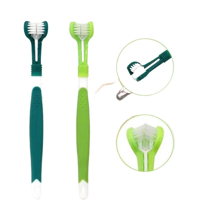 3-sided Pet Toothbrush For Dogs To Clean Bad Breath And Tartar Dental Care For Dogs And Cats Hygiene And Health
