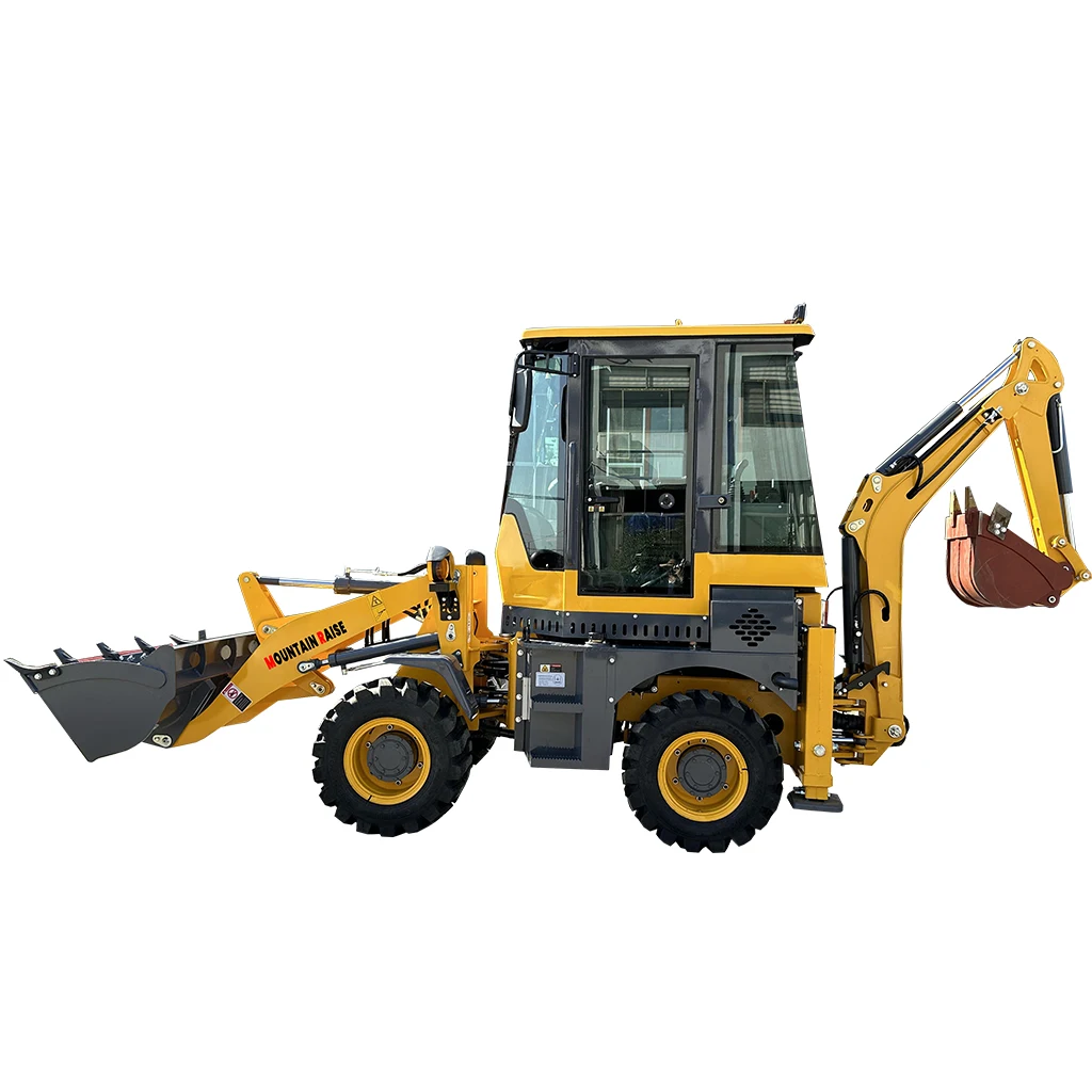 compact backhoe tractor loader backhoe 4x4 3 ton 1.5 ton backhoe loader price with air condition