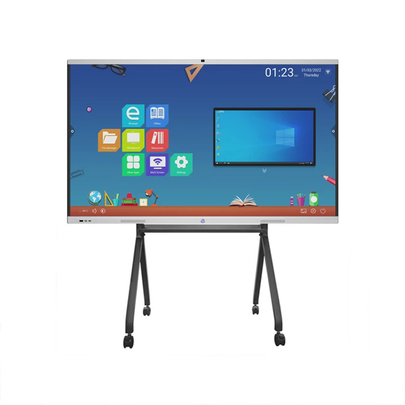 Android 11.0 55 To 110 inch Interactive Whiteboard Display Smart Digital White Board For Classroom
