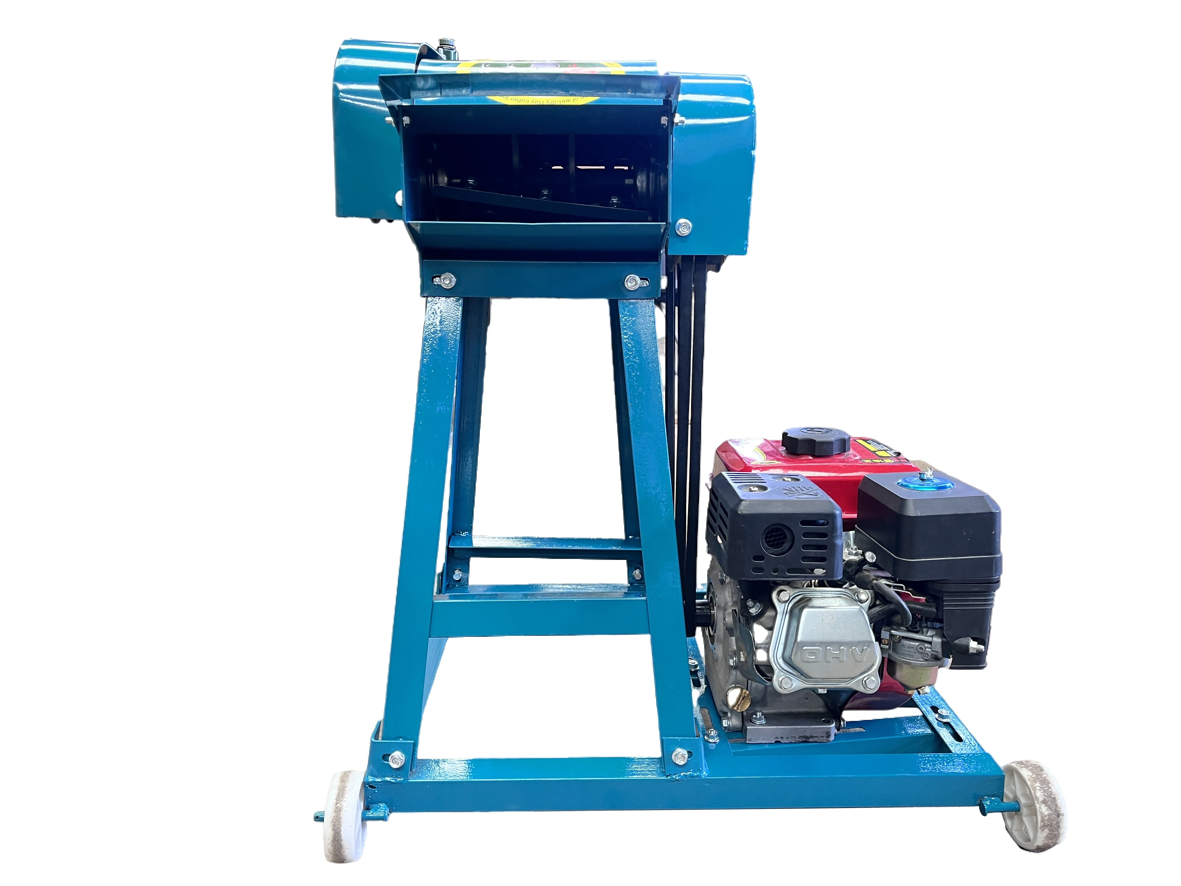 Weiyan Grass Shredder Machine Hay Cutter Home Use Wet And Dry Chaff Cutter 4pcs Blades 0.6-1ton/H For Sale