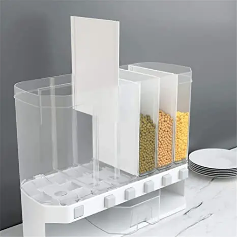 Food Storage Box 2021 top Plastic cereal Dispenser Storage Box Kitchen Food Grain Rice Container