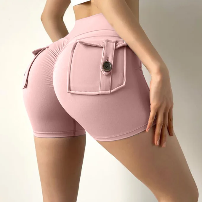 Hot Solid Women Leggings Hip High Waist QUICK DRY Sports Pants Workout Fitness Tight Yoga shorts