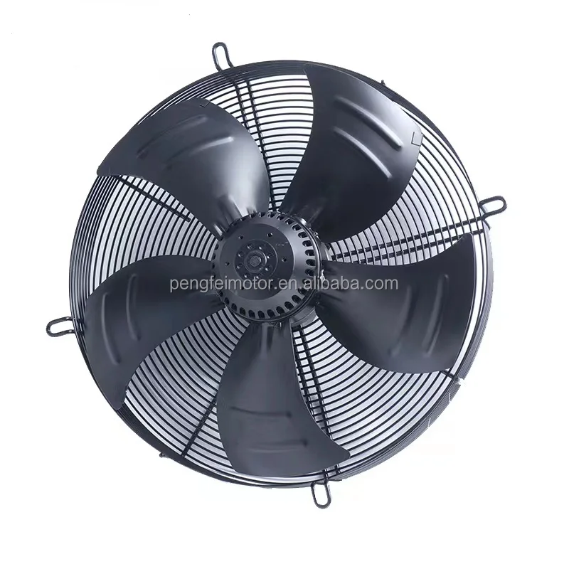 AC Axial Fan 450mm SPCC blade three-phase Blowing type axial blower fan 1651rpm