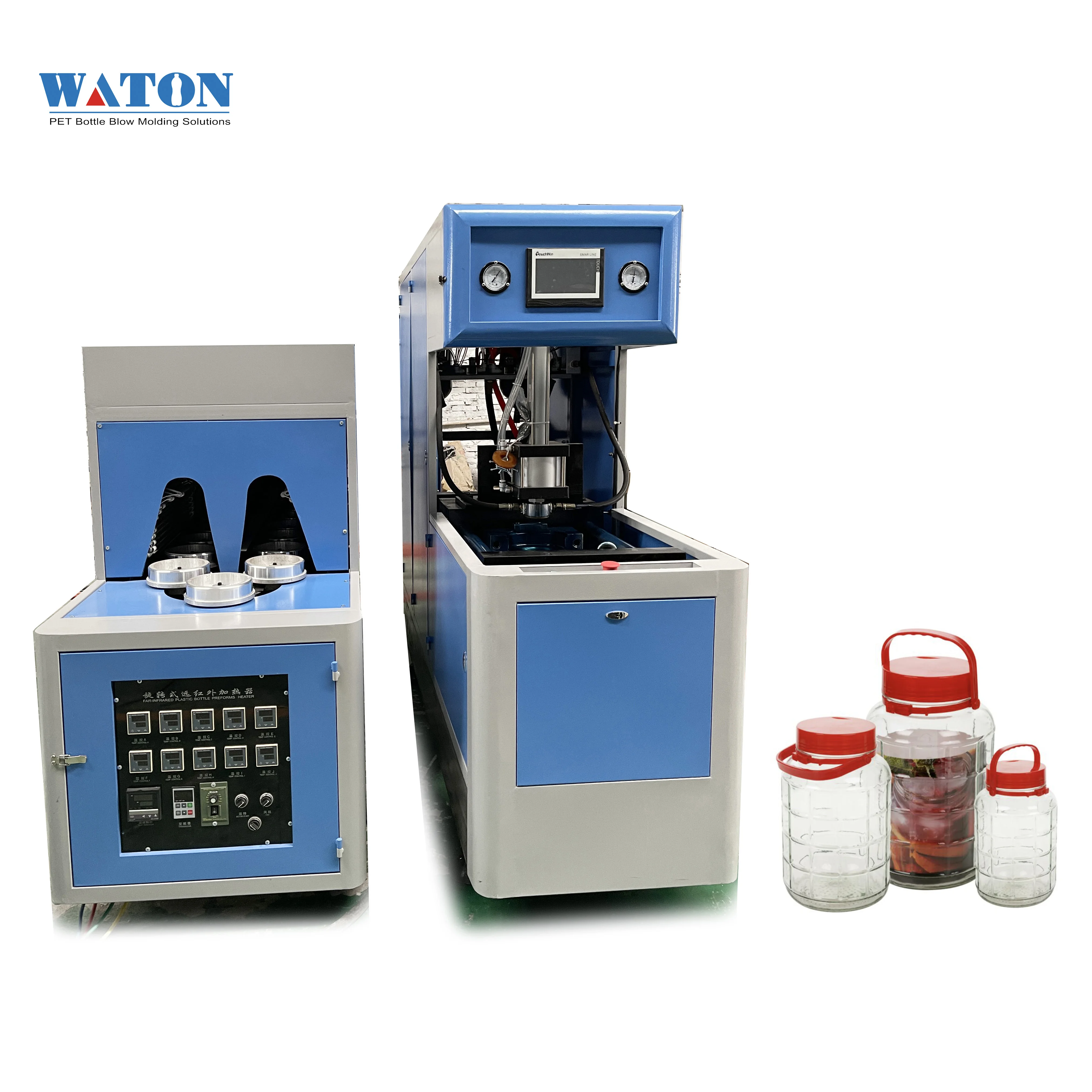 Molding machine semiautomatic blowing machine PET bottle small manufacturing machines to work at home