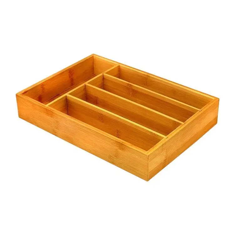 
5 Compartment Kitchen Drawer Divider Storage Cheap Cutlery Tray 