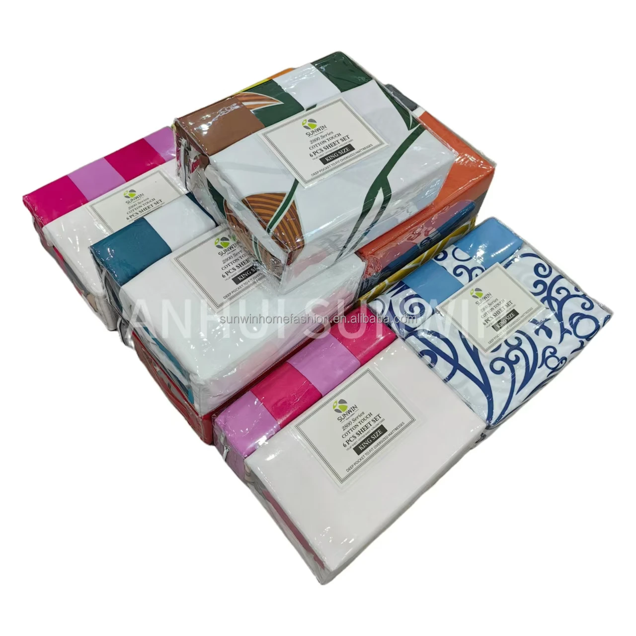 New Arrival American Bed Sheets Set 2800Series Sheet Set king Size for Sales