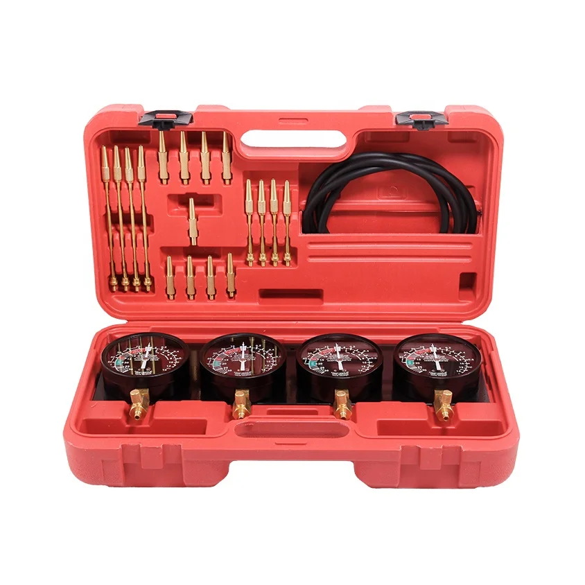 Compression Gauge Tester Petrol Engine Compression Pressure Tester Set Meter Compression Manometer