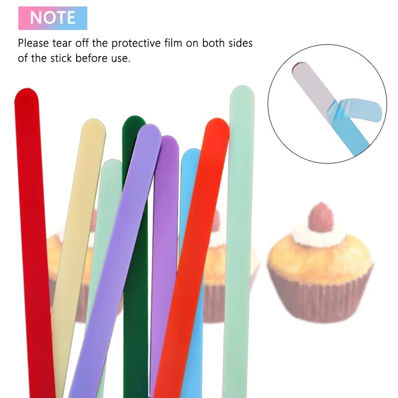 Ice Cream Stick Popsicle Sticks Ice Cream Tool DIY Popsicle Maker acrylic popsicle sticks