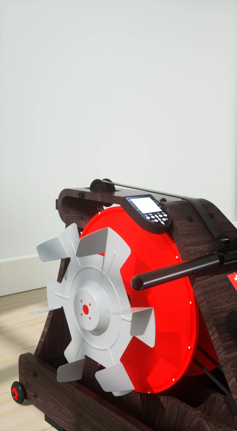 Friedrich Water Resistance Wood Rowing Machine Indoor Home Foldable Double Tracks Fitness Water Rower Popular device in GYM