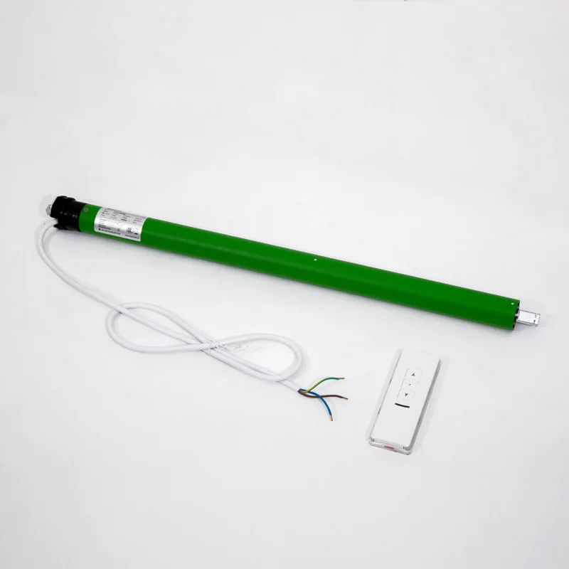 Высококачественные наружные роликовые шкивы Tubelar 240 в, беспроводной Солнечный мотор переменного тока 12 В с пультом дистанционного управления для жалюзи