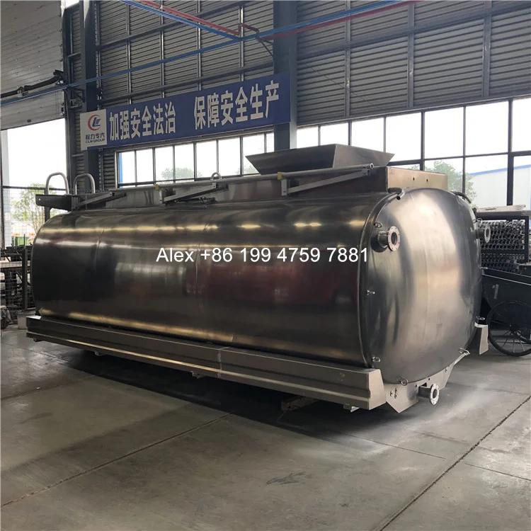 Aluminum alloy water tank 10000 liter for water spraying truck