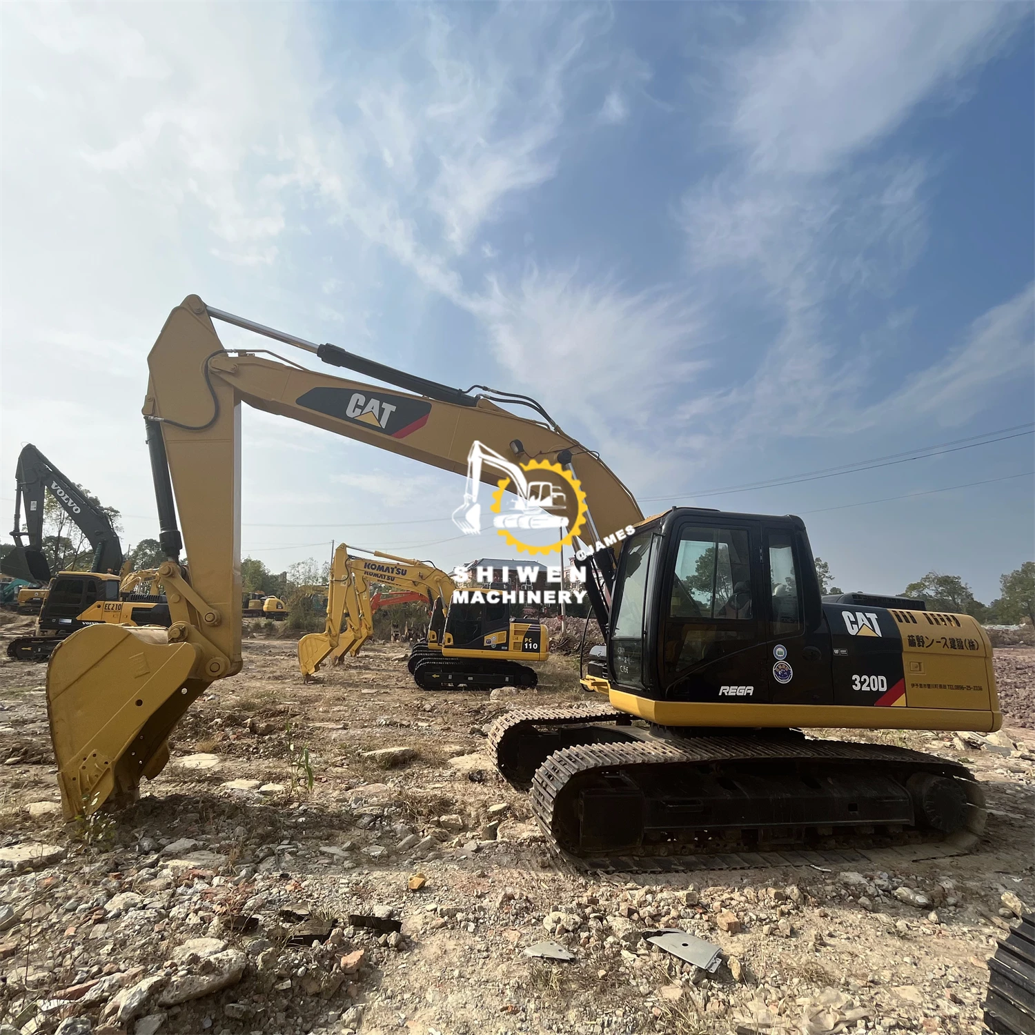 Строительная техника б/у экскаваторы CAT320D тяжелое оборудование оптовая цена почти новый экскаватор CAT320D2L 330D