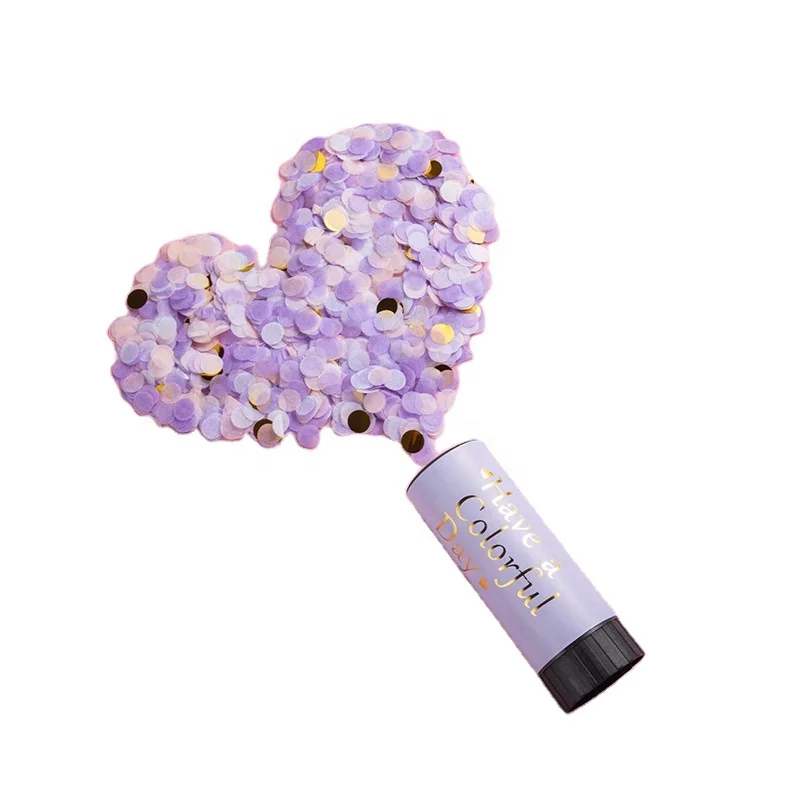 Confetti Party Favor Supplies Stick Colorful Tissue Paper Confetti Wands For Anniversary Birthday Party