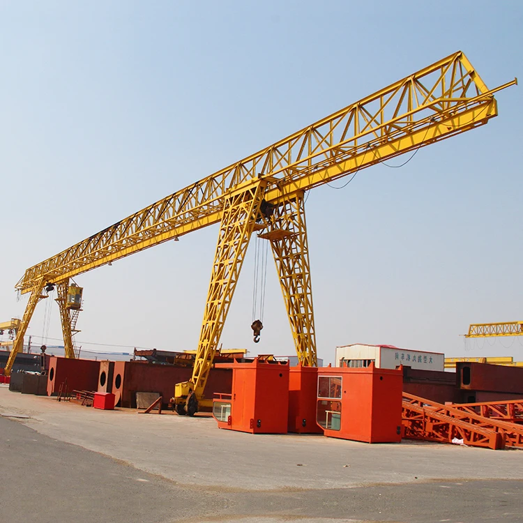 Truss Type Single Girder and beam Gantry or Goliath or Frame Crane with Electric Hoist