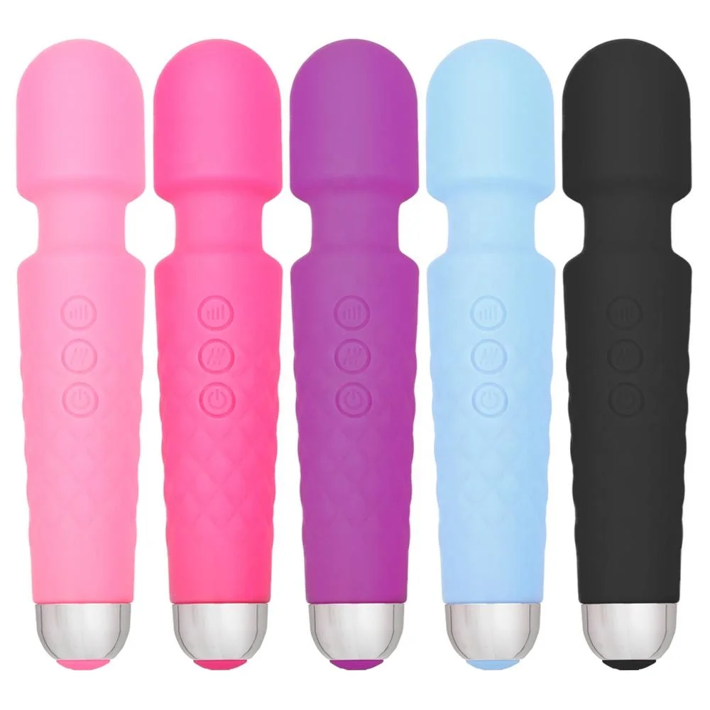 Factory Supply USB Rechargeable Massager Powerful Vibrating AV vibrator for body massager