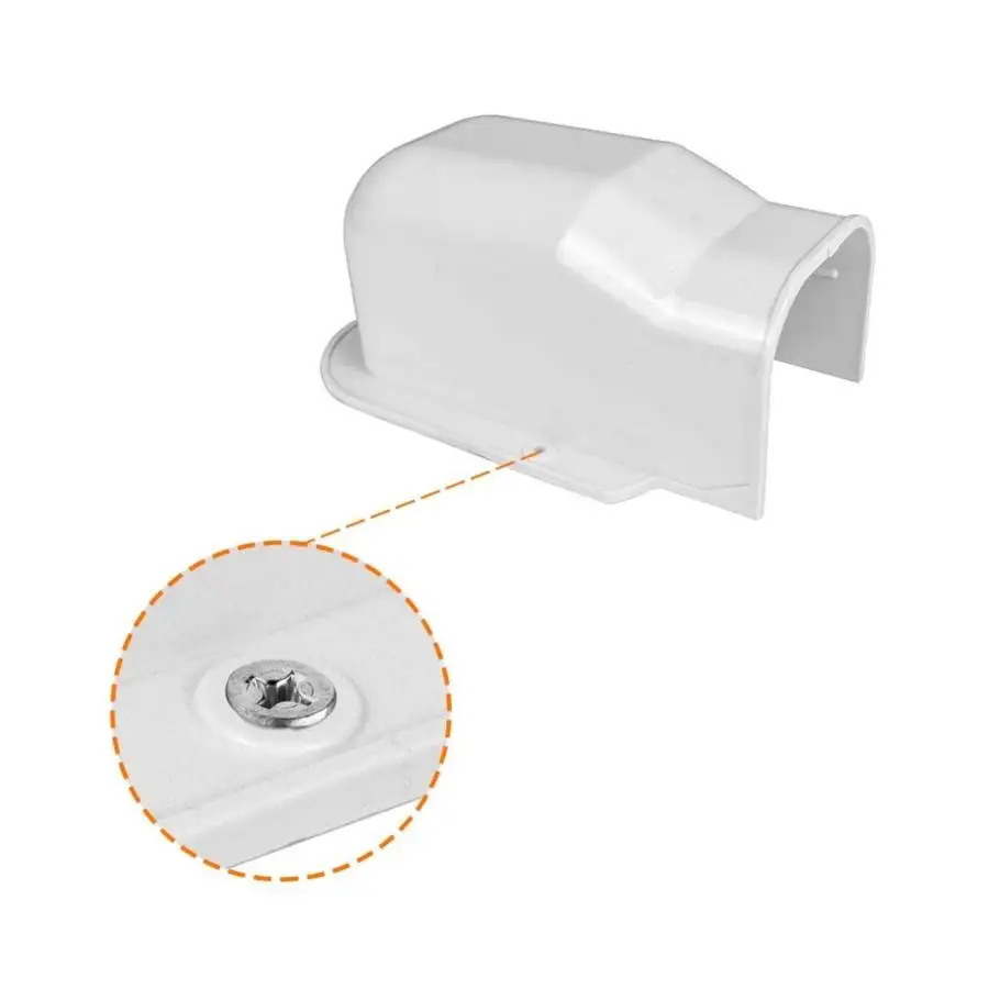 HVAC Parts Multifunctional Flat Plane Corner Ac Spare Pipe Cover for Mini Split Air Conditioners