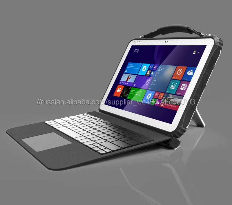 Четырехъядерный процессор Intel 1,42 ГГц 12,2 дюйма Windows10 Прочный планшетный ПК Прочный ноутбук со сканером штрих-кода GPS I