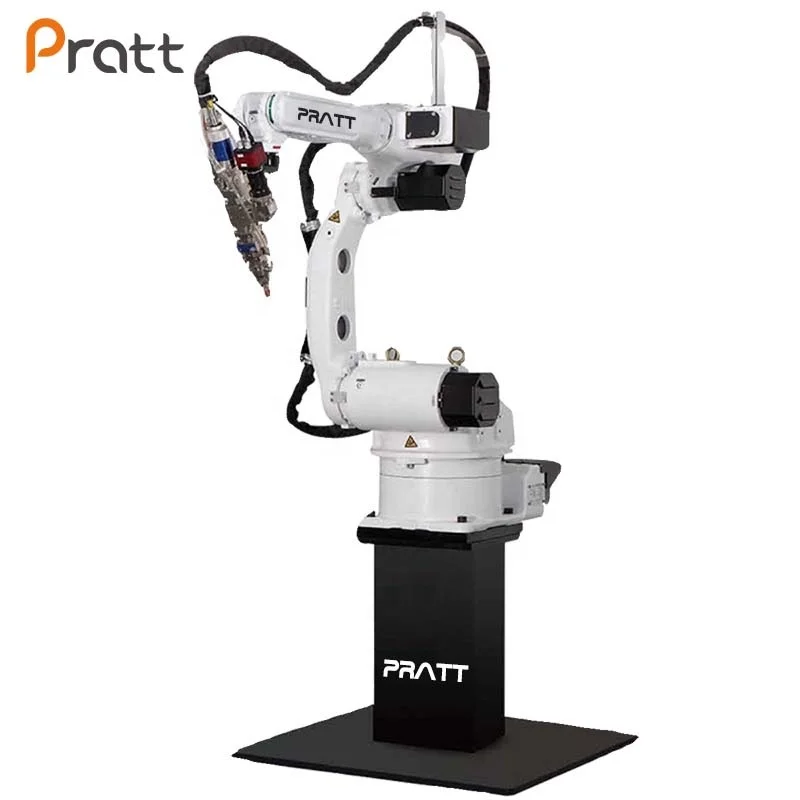 Pratt Laser 6 Axis Robotic Arm Fiber Metal Laser Welding Machine/6 Axis Industrial Robot Arm Cnc Laser Cutting Product