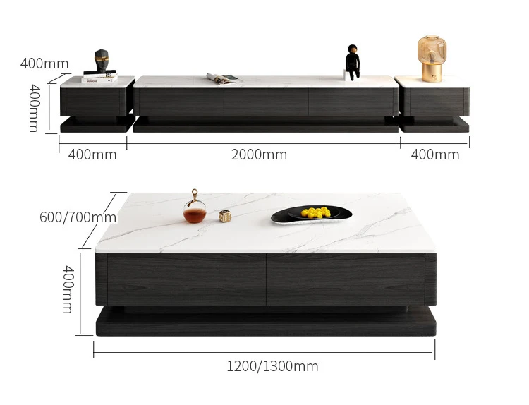 Newest TV Stand and Lux Design Living Room Furniture Wood TV Tables Home Cabinet Console Tables with coffee table