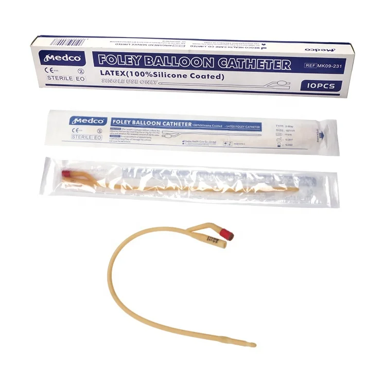 double lumen Latex foley catheter urinary catheter manufacturer