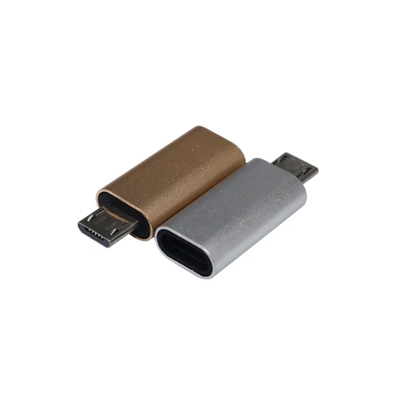 
OEM Wholesale For Lightning iOS 8Pin Female To Micro Usb Male Phone Adapter With Aluminium Alloy Shell 