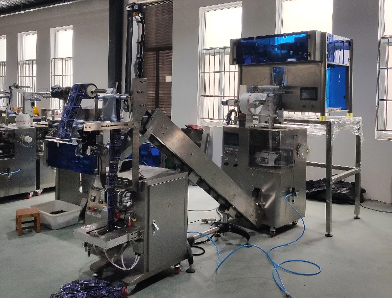 Новый продукт, упаковочная машина для пирамидальных чайных пакетиков, экологически чистые биоразлагаемые чайные пакетики треугольной формы