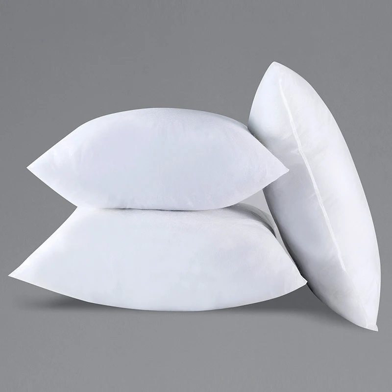 Stock High Elastic PP Cotton Pillow Core Thickened Non-Woven Brushed Polyester Cloth Pillow Core Cushion Waist Pillow Core