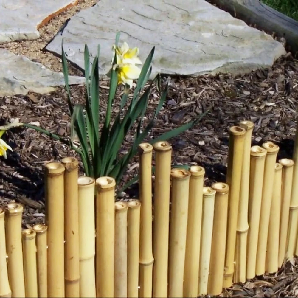 Nature garden bamboo stick for fence rolled bamboo wood reed fence panels for sale bamboo fence rolls