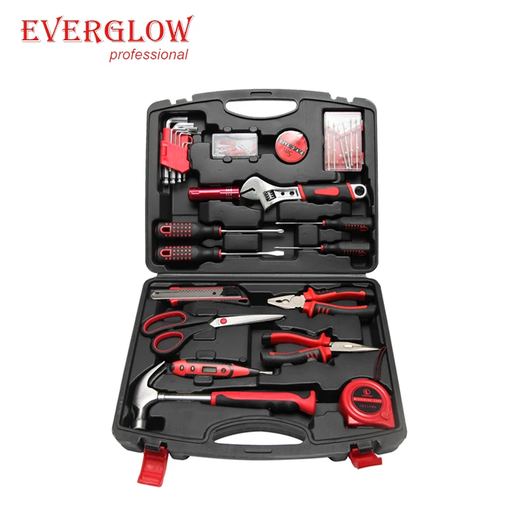 High Quality Wholesale Price High Grade China Master Mechanic Small Tool Set with pliers,knife,tape measure,screwdriver