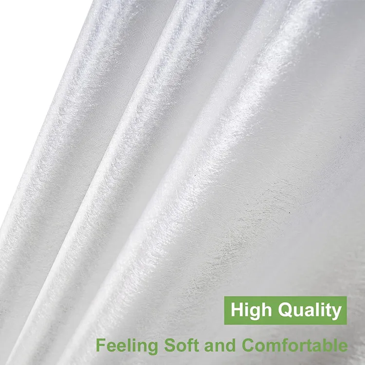 Latest Design Bathtub Decoration 3D Silk Stripe Translucent Shower Curtain For Bathroom