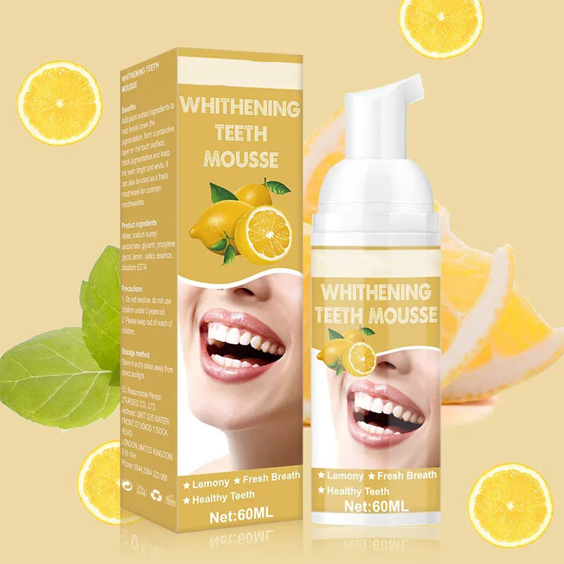 
Teeth Whitening Stain Removal Foam Toothpaste Cleansing Foam Toothpaste 