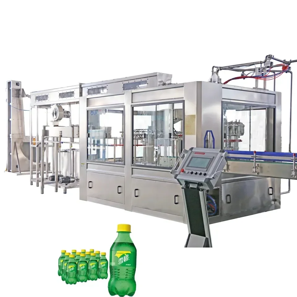 Carbonated beverage filling machine with soda sparkling juice water for co2 gas production line industrial and soft drinks