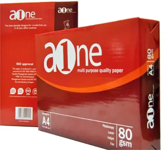 China Manufacturers OEM 70GSM 75GSM 80GSM 100% Pulp A4 Paper Copier 500 Sheets/Ream - 5 Reams/Box A4 Copy Paper