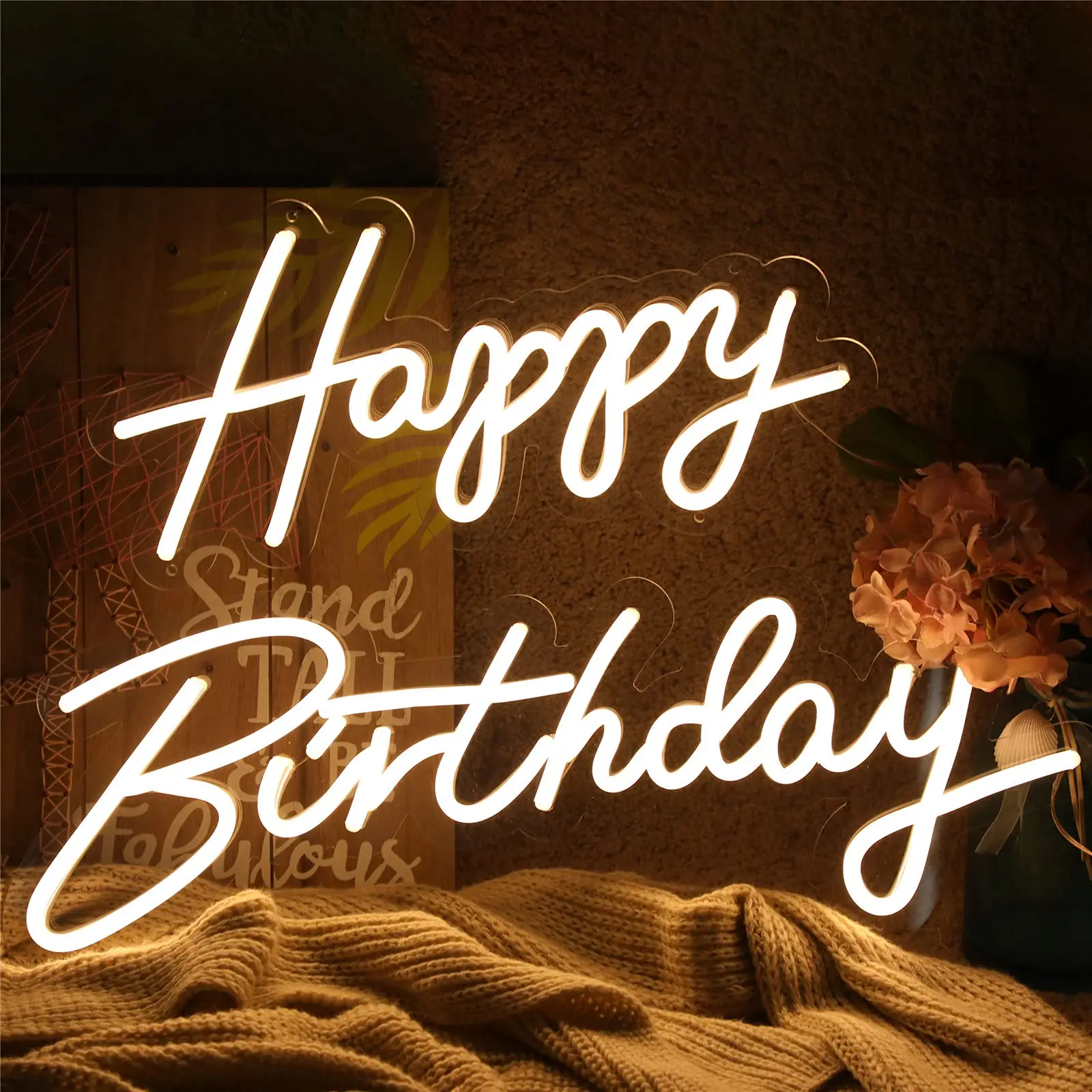 Customized LED Neon Sign Custom Neon LED Custom Neon Light Sign for Room Birthday Party Home Electronic Sign