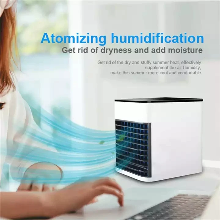 factory price small air conditioner mini fan home dormitory office air coole Desktop Mini 3 in 1 Water Air Cooler car fan